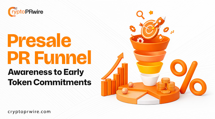 Presale PR Funnel: Awareness to Early Token Commitments