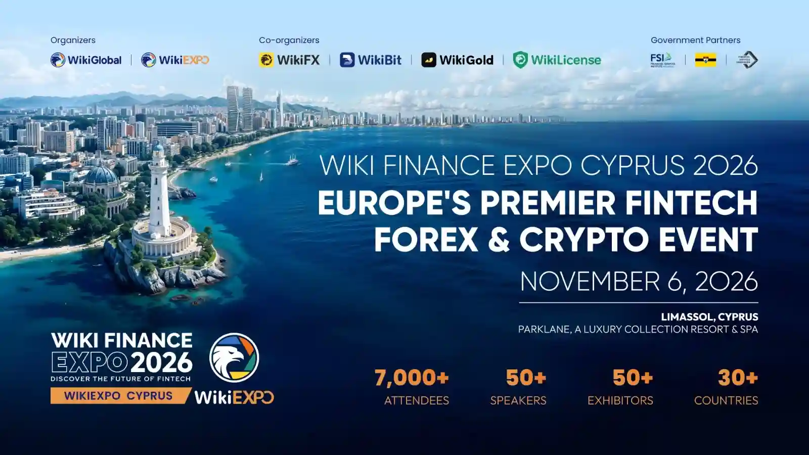 Wiki Finance Expo Cyprus 2026 – Limassol's Premier FX & Crypto Event