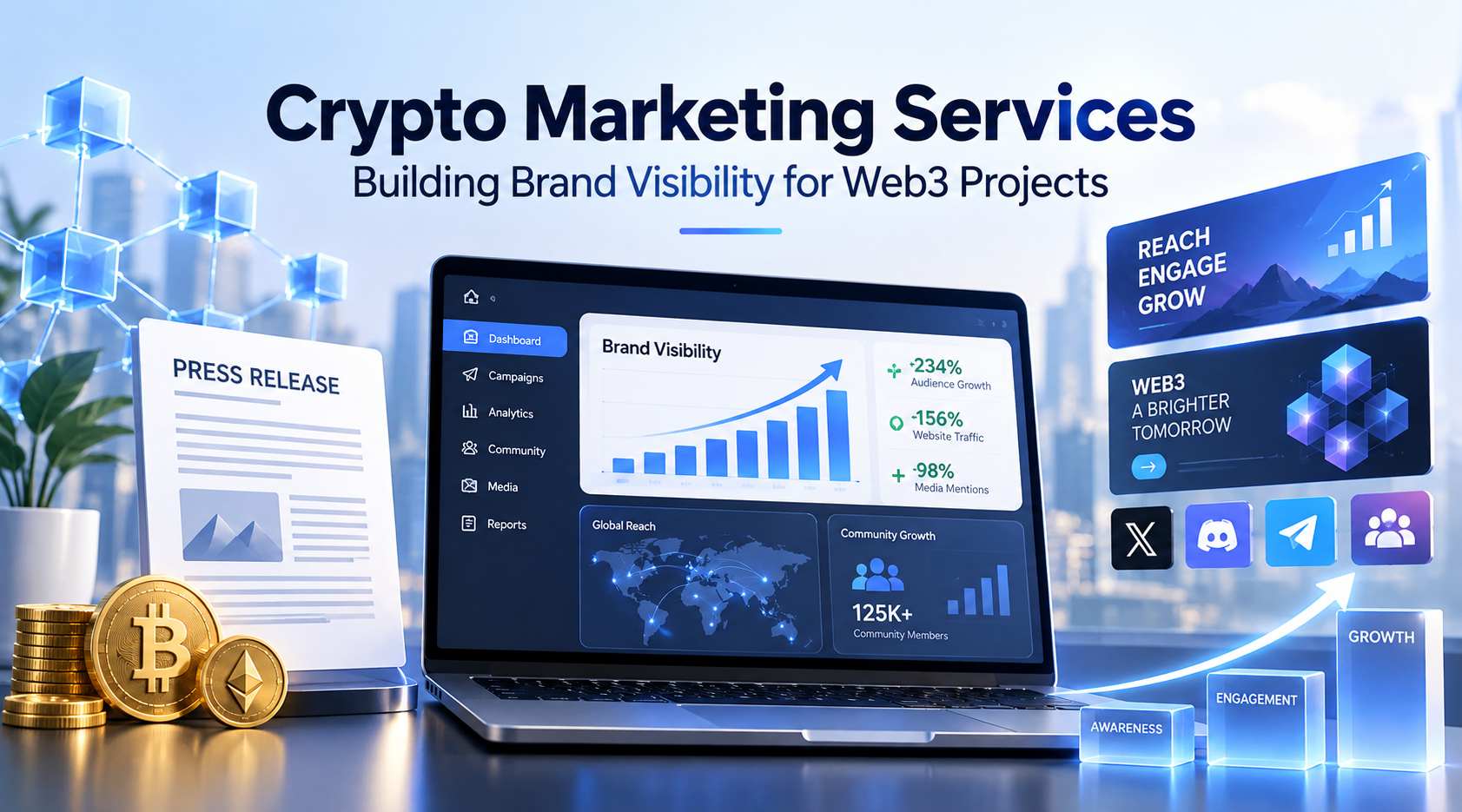 How Crypto Marketing Services Help Web3 Projects Grow Online
